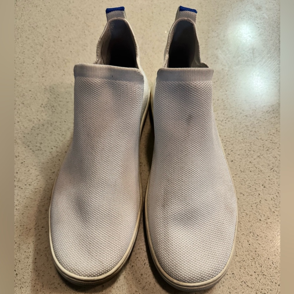 Rothy’s white Chelsea boot size 9.5